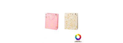 Bolsa papel diseño manchas