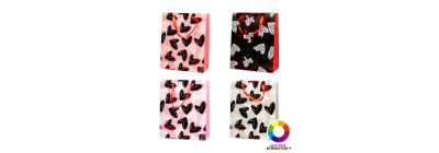 Bolsa papel corazones romántica