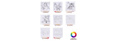 Set pintura infantil 15x15cm