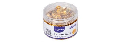 Tachuelas doradas metálicas