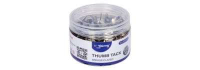 Tachuelas plateadas metálicas