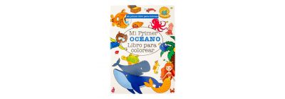 Libro animales océano colorear