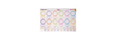 Lámina educativa multicolor