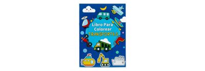Libro para colorear transportes