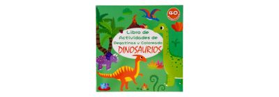 Libro dinosaurios con pegatinas