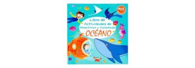 Libro océano con pegatinas