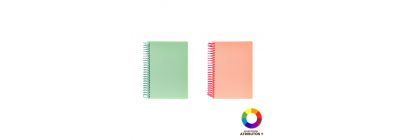 Libreta espiral con relieve