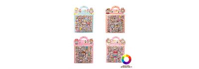 Sticker plástico Labubu 3D