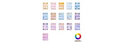Nota adhesiva estampada práctica