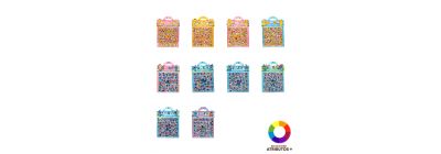 Stickers personajes plástico