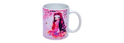 Taza rosa Nezuko