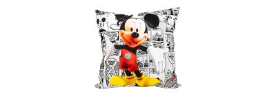 Almohada diseño Mickey periódico