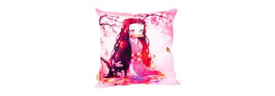 Almohada Nezuko rosa