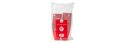 Vasos plásticos rojos 18 oz