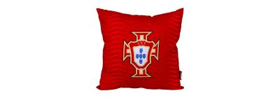 Almohadon escudo portugal 40x40cm rojo polyester