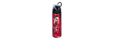 Botella cristiano 26x23cm rojo aluminio
