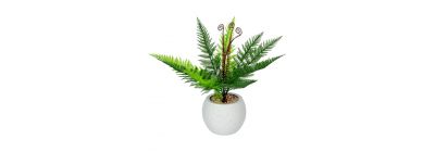 Planta artificial con textura