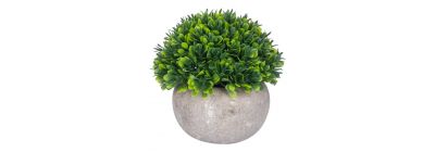 Planta artificial con maceta