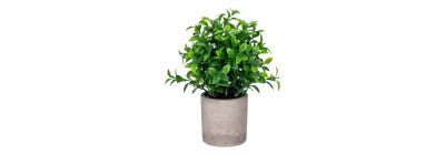 Planta artificial con maceta