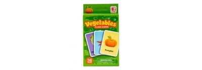 Cartas educativas de vegetales