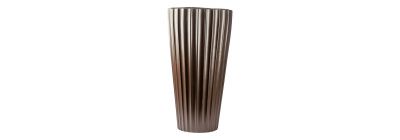 Maceta plástica marrón 16L