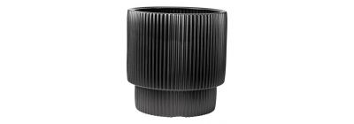 Maceta plástica negra 16L