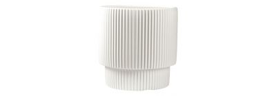 Maceta plástica blanca 16L