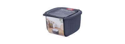 Recipiente plástico gris 2L