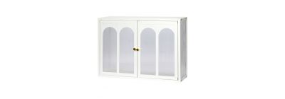Estante metálico 2 puertas blanco