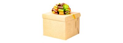Caja bebé 19x19 cm kraft