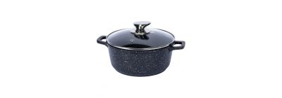 Olla inducción 20cm negra
