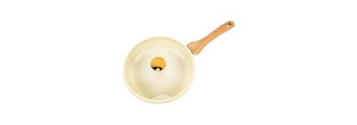 Sartén inducción 24 cm beige