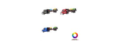 Camión transportador cuadraciclos niños