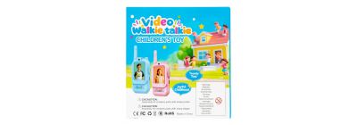 Walkie talkie con video celeste