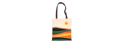 Bolso paisaje desierto atardecer