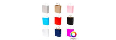 Bolsa papel lisa mediano