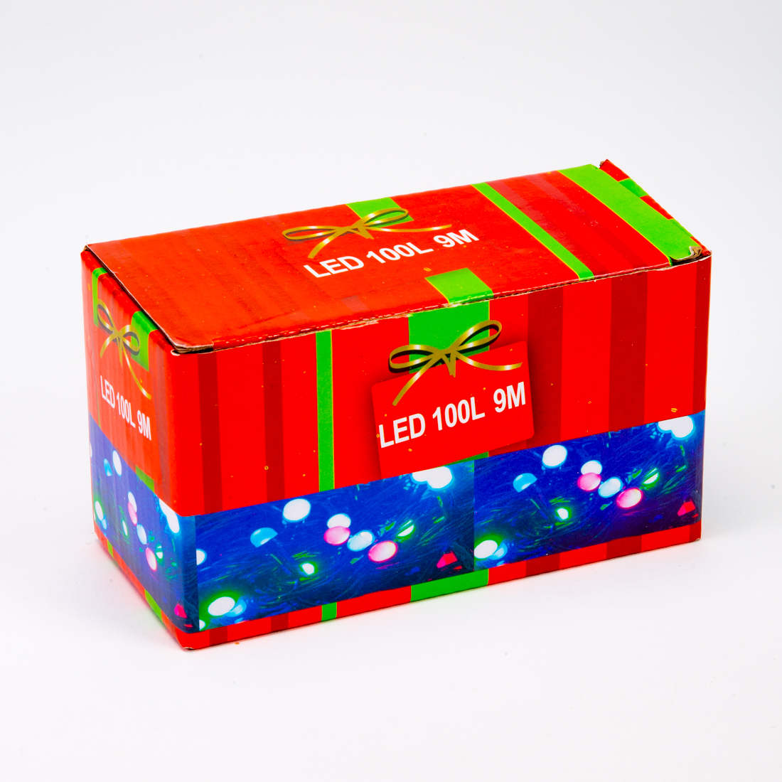 Guirnalda luz led multicolor 9 metros 100 luces 