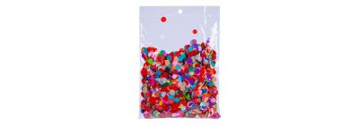Bolsa confetti colores surtidos