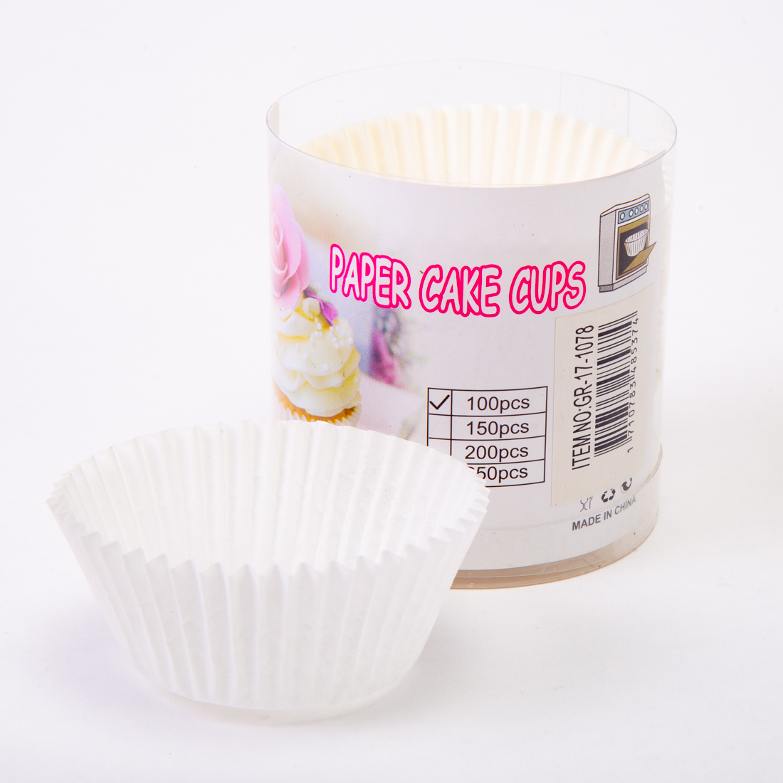 Blonda cupcake papel 100 und