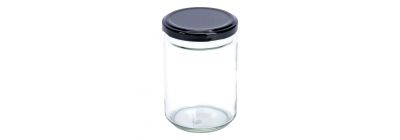 Frasco vidrio redondo 350ml surtido