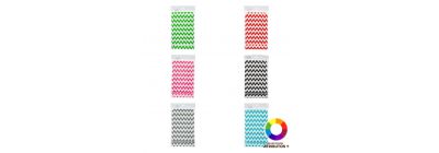 Bolsa papel rayas fiesta