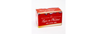 Guirnalda luz led multicolor 5 metros 40 luces