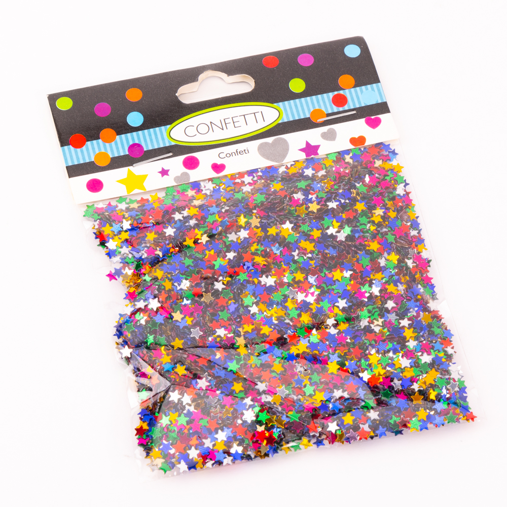 Bolsa confetti figura estrella  