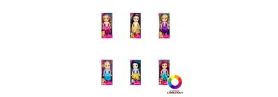 Muñeca encantadora con accesorios