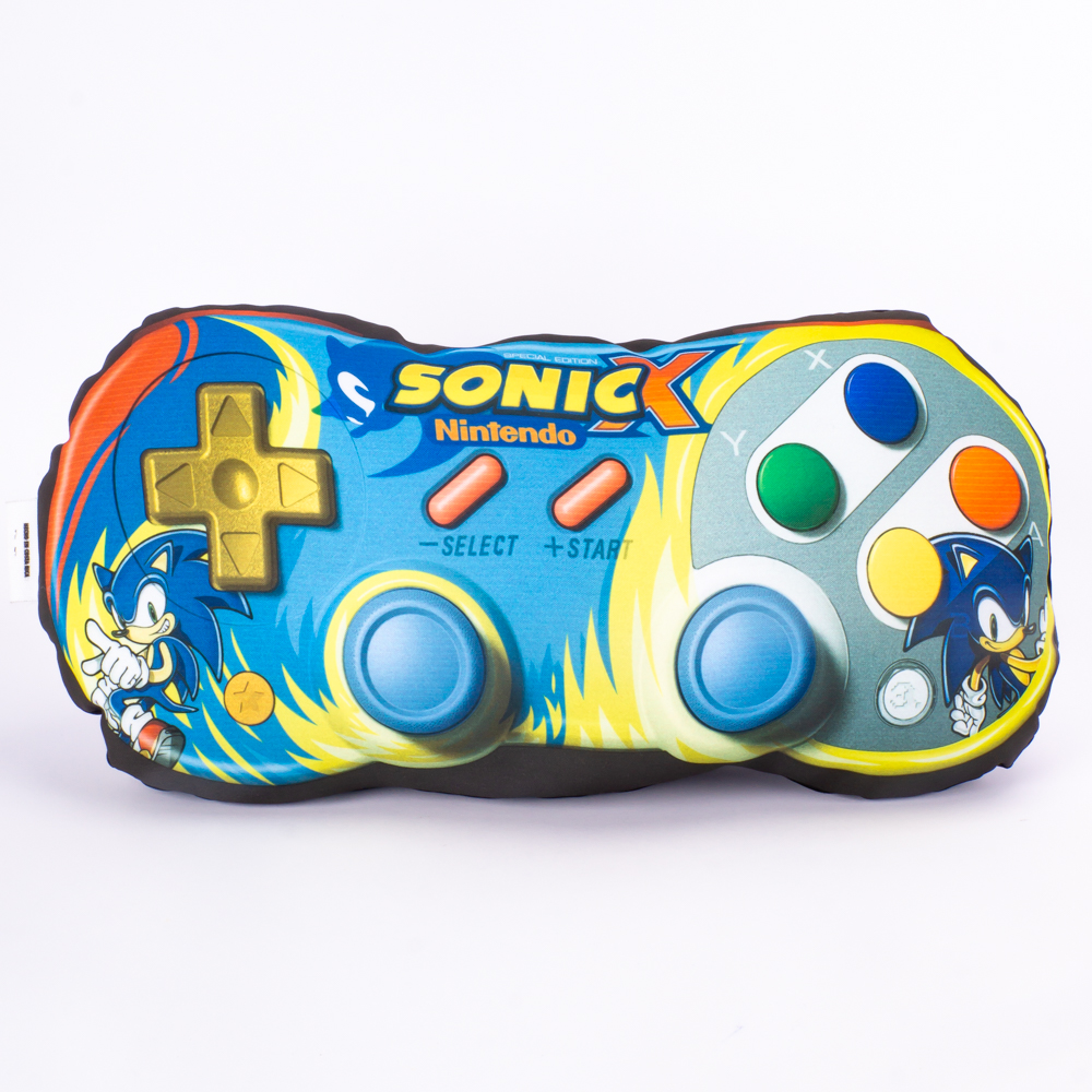 Almohadón forma control Nintendo Sonic 45cm