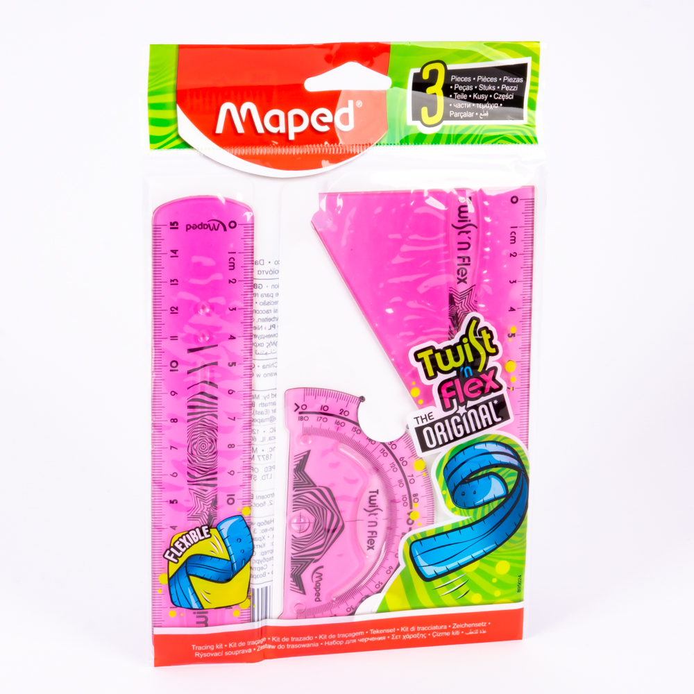 Juego geometría Maped kit kidz 3 piezas 15cm