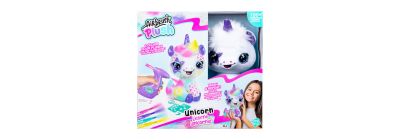 Peluche unicornio diseño airbrush