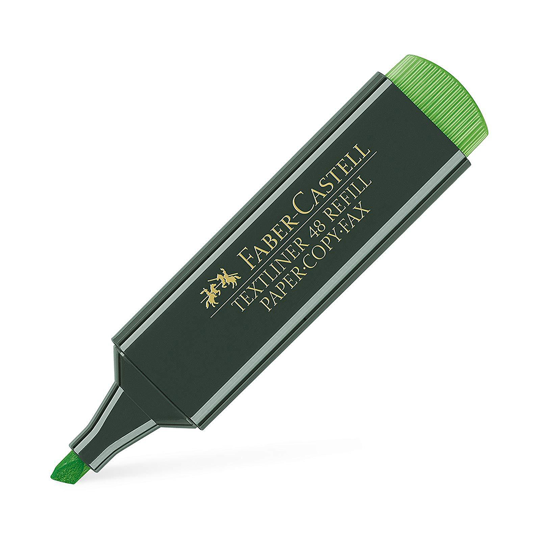 Resaltador Faber Castell verde