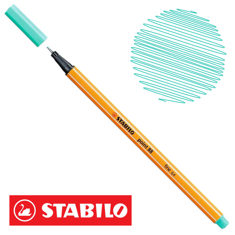 Pluma Point 88 Stabilo verde hielo