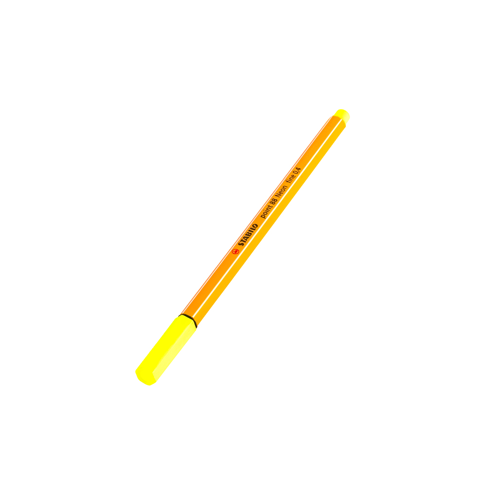 Pluma fino 0.4mm amarillo neón (es)